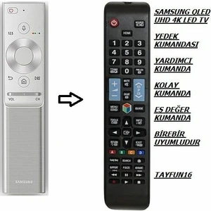 Samsung 4k Akıllı Qled Tv -Yedek Kumandası
