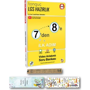 7'den 8'e Lgs Hazırlık Ilk Adım Video Anlatımlı Soru Bankası