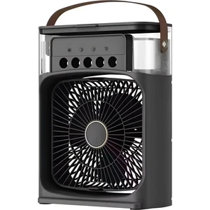 Işıklı Klima 600ML 5 Spreyli Vantilatör Buzlu Buharlı Mini Klima Mini Fan Buzlu