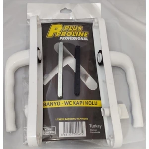 Pimapen Pvc Banyo Wc Kapı Kolu Beyaz Plastik