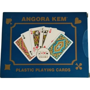 Angora Kem Plastik Iskambil Oyun Kağıdı 2li