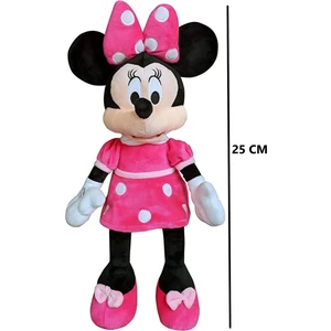 Brother Toys Peluş Oyuncak 25 Cm. Minnie Mickey Mouse Miki Mini Maus Ithal Kaliteli Fare