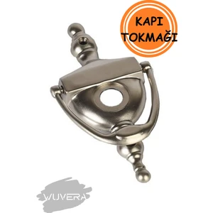 Saten Gri Çelik Kapı Tokmağı: Kapınıza Zarif Bir Dokunuş