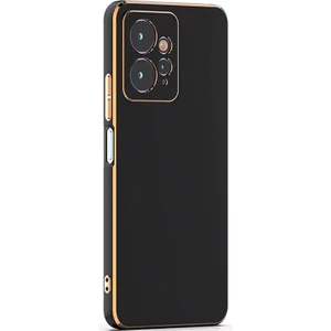 Xiaomi Redmi Note 12 4g Kılıf Kenar Detaylı Yumuşak Parlak Silikon