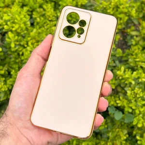 Xiaomi Redmi Note 12 4g Kılıf Kenar Detaylı Yumuşak Parlak Silikon