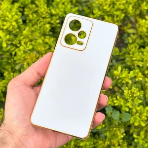 Xiaomi Redmi Note 12 Pro 5g Kılıf Kenar Detaylı Yumuşak Parlak Silikon