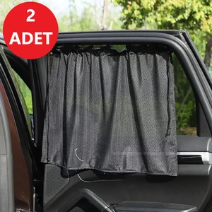 2 Adet Oto Yan Cam Perde Araç Arka Cam Güneşlik Bebek Çocuk Için Gölgelik Araba Perdesi