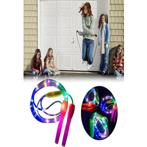 LED Işıklı Atlama İpi 3 Metre Eğlenceli Tasarım Çocuklar İçin Bahçe Oyuncağı