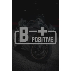 B+ Pozitif Kan Grubu Sticker - Oto Sticker - Araba Sticker - Motor Sticker - Cam Sticker