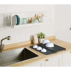 Genişleyebilir Kokusuz Bulaşıklık | Tezgâh Üstü Ayarlanabilir Bulaşık Kurutmalık Raf