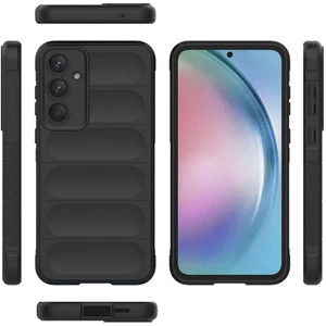 Galaxy A55 Kılıf Esnek Tpu Oyuklu Arka Yüzey Tasarımlı Zore Etnik Silikon Kapak
