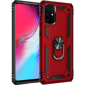 Samsung Galaxy S20 Plus Kılıf Yüzüklü Stand Olabilen Magnetic Tpu Tank Kapak