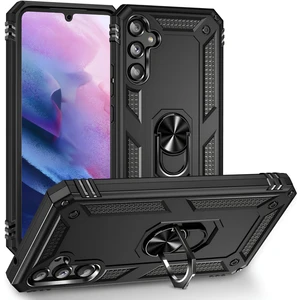 Samsung Galaxy A54 Kılıf Yüzüklü Stand Olabilen Magnetic Tpu Tank Kapak