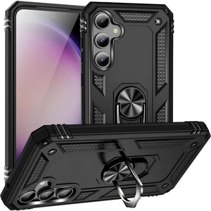 Samsung Galaxy S23 Fe Kılıf Yüzüklü Stand Olabilen Magnetic Tpu Tank Kapak