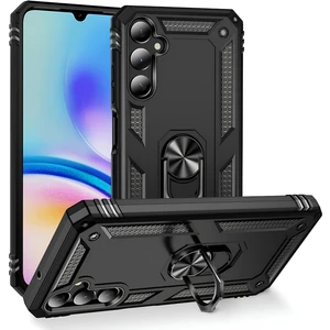 Samsung Galaxy A05S Kılıf Yüzüklü Stand Olabilen Magnetic Tpu Tank Kapak