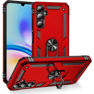 Samsung Galaxy A05S Kılıf Yüzüklü Stand Olabilen Magnetic Tpu Tank Kapak