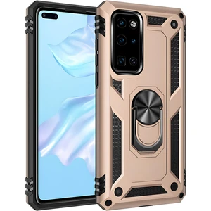 Huawei P40 Kılıf Yüzüklü Stand Olabilen Magnetic Tpu Tank Kapak