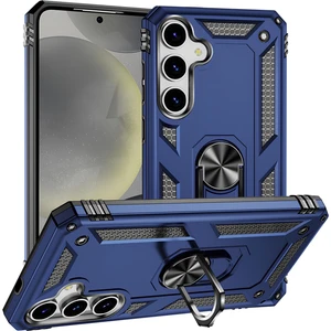 Samsung Galaxy S25 Kılıf Yüzüklü Stand Olabilen Magnetic Tpu Tank Kapak