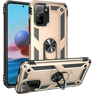Xiaomi Poco M5S Kılıf Yüzüklü Stand Olabilen Magnetic Tpu Tank Kapak