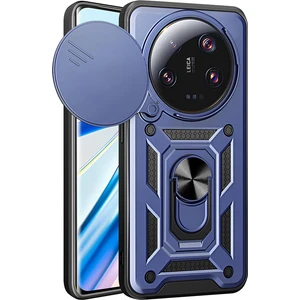 Xiaomi Mi 13 Ultra Kılıf Magnetik Standlı Sürgülü Kamera Korumalı Tank Kapak