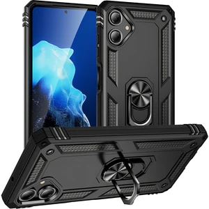 Samsung Galaxy A06 Kılıf Yüzüklü Stand Olabilen Magnetic Tpu Tank Kapak