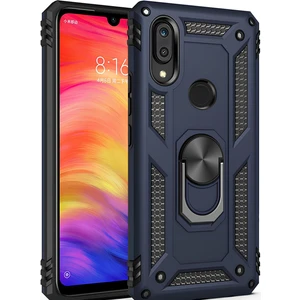 Huawei P Smart 2019 Kılıf Yüzüklü Stand Olabilen Magnetic Tpu Tank Kapak