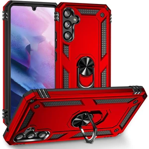 Samsung Galaxy A54 Kılıf Yüzüklü Stand Olabilen Magnetic Tpu Tank Kapak