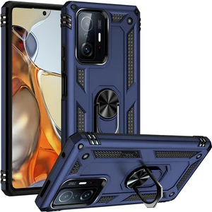 Xiaomi Mi 11T 5g Kılıf Yüzüklü Stand Olabilen Magnetic Tpu Tank Kapak