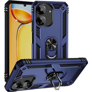 Xiaomi Poco C65 Kılıf Yüzüklü Stand Olabilen Magnetic Tpu Tank Kapak