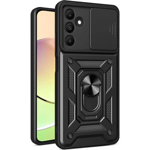 Samsung Galaxy A15 Kılıf Magnetik Standlı Sürgülü Kamera Korumalı Tank Kapak