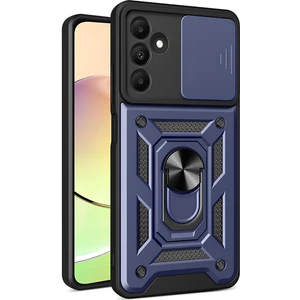 Samsung Galaxy A15 Kılıf Magnetik Standlı Sürgülü Kamera Korumalı Tank Kapak