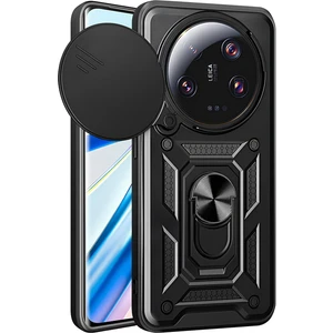 Xiaomi Mi 13 Ultra Kılıf Magnetik Standlı Sürgülü Kamera Korumalı Tank Kapak