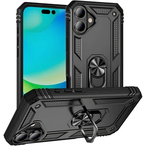 Apple iPhone 16 Plus Kılıf Yüzüklü Stand Olabilen Magnetic Tpu Tank Kapak