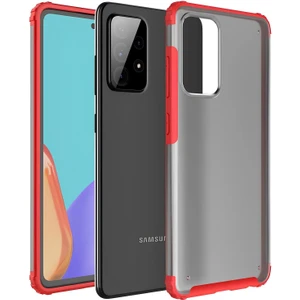 Samsung Galaxy A52 Kılıf Extra Korumalı Arkası Şeffaf Slikon Kapak