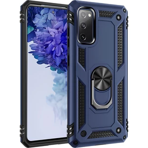 Samsung Galaxy S20 Fe  Kılıf Yüzüklü Stand Olabilen Magnetic Tpu Tank Kapak