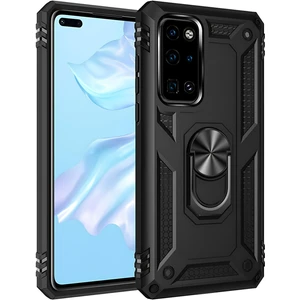 Huawei P40 Kılıf Yüzüklü Stand Olabilen Magnetic Tpu Tank Kapak