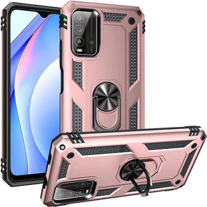 Xiaomi Poco M3 Kılıf Yüzüklü Stand Olabilen Magnetic Tpu Tank Kapak