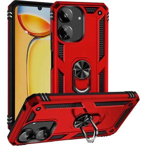 Xiaomi Redmi 13C Kılıf Yüzüklü Stand Olabilen Magnetic Tpu Tank Kapak