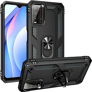 Xiaomi Poco M3 Kılıf Yüzüklü Stand Olabilen Magnetic Tpu Tank Kapak