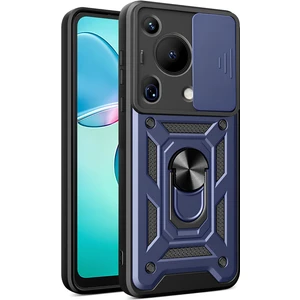 Huawei Pura 70 Ultra Kılıf Magnetik Standlı Sürgülü Kamera Korumalı Tank Kapak