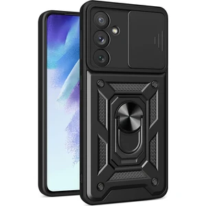 Samsung Galaxy A54 Kılıf Magnetik Standlı Sürgülü Kamera Korumalı Tank Kapak