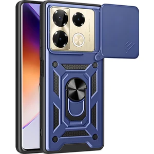 Infinix Note 40 Pro Kılıf Magnetik Standlı Sürgülü Kamera Korumalı Tank Kapak
