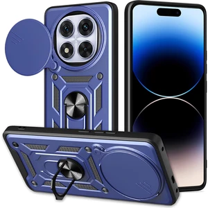 Xiaomi Redmi Note 14 Pro Plus Kılıf Magnetik Standlı Sürgülü Kamera Korumalı Tank Kapak