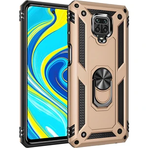 Xiaomi Redmi Note 9s Kılıf Yüzüklü Stand Olabilen Magnetic Tpu Tank Kapak