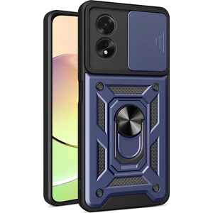 Oppo A38 Kılıf Magnetik Standlı Sürgülü Kamera Korumalı Tank Kapak