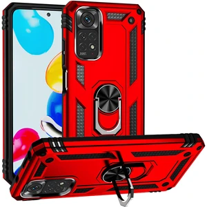 Xiaomi Redmi Note 11 Kılıf Yüzüklü Stand Olabilen Magnetic Tpu Tank Kapak