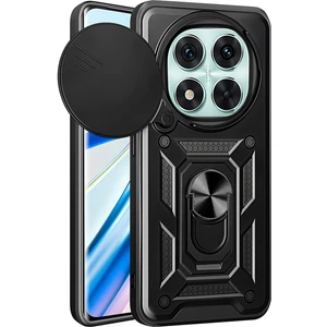 Xiaomi Redmi Note 14 Pro 5g Kılıf Magnetik Standlı Sürgülü Kamera Korumalı Tank Kapak