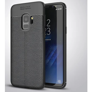 Samsung Galaxy S9 Kılıf Deri Extra Korumalı Slikon Kapak