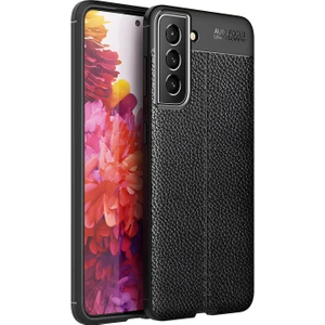 Samsung Galaxy S22 Kılıf Deri Extra Korumalı Slikon Kapak