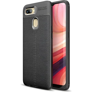 Oppo A7X Kılıf Deri Extra Korumalı Slikon Kapak